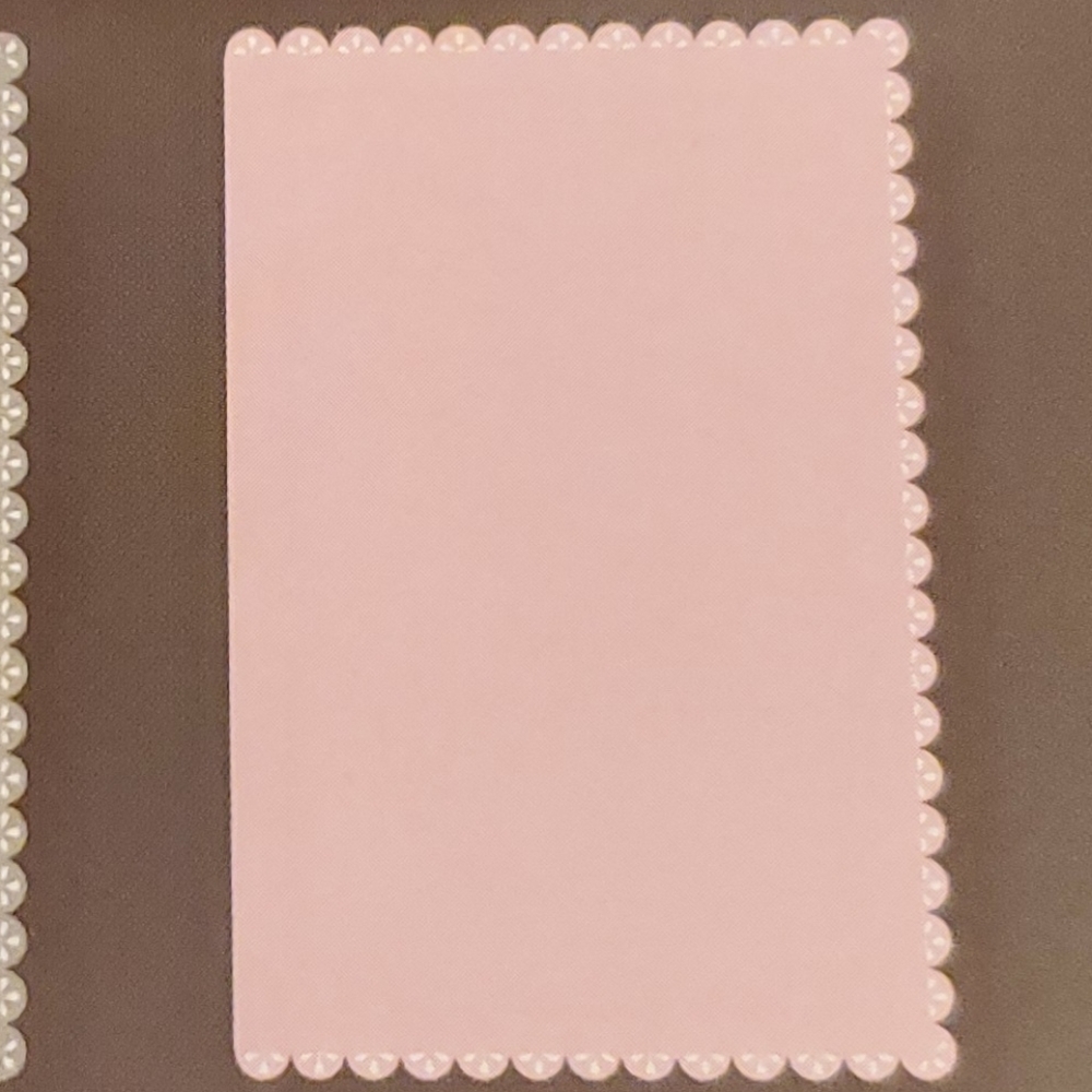 Eccolo Scalloped Notebook Journal Pink